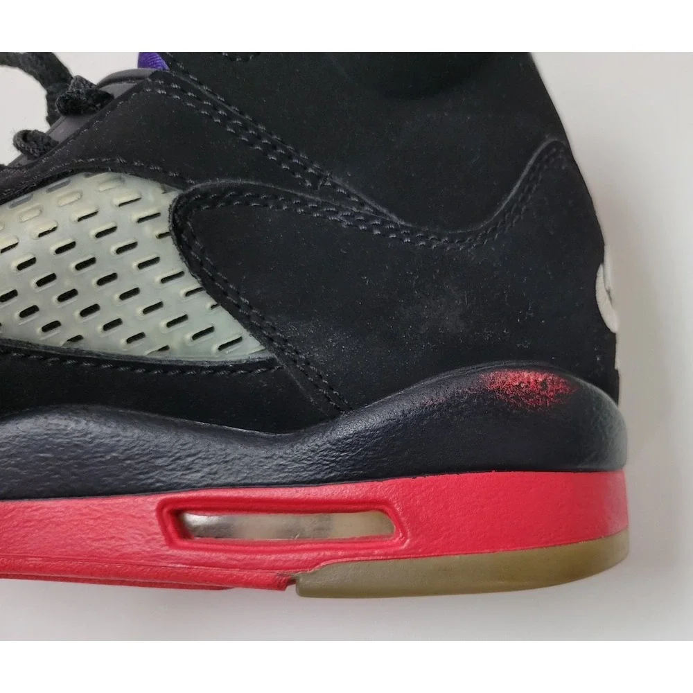 Nike Air Jordan 5 Retro Top 3 Black Red cz2989-001 5.5Y‎